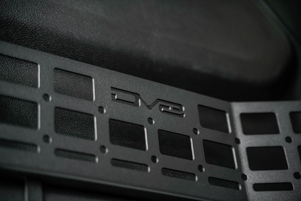 DV8 Logo cutout Front Door Pocket Molle Panels for the 2018-2023 Jeep Wrangler JL & Gladiator JT