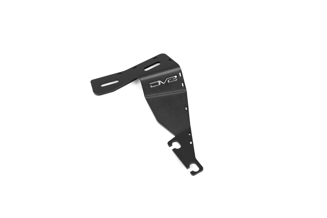 Black 4th Gen Toyota Tacoma Ditch Light Bracket on a white background