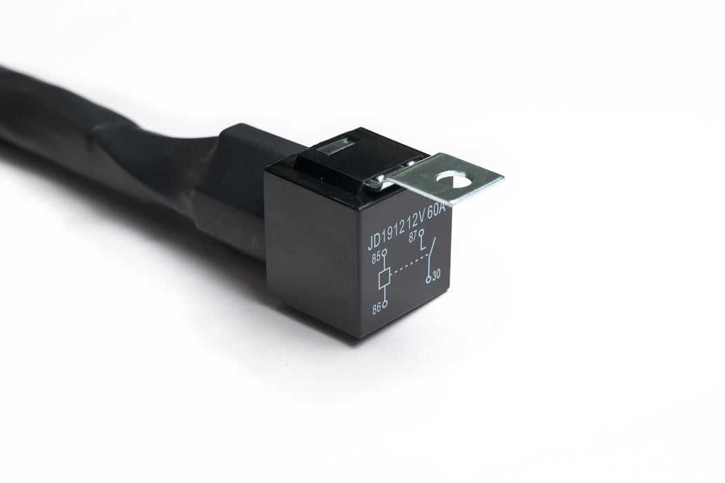 Relay on the wire harness