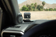 View from inside the cab of the 6th Gen Toyota 4Runner Ditch Light Brackets