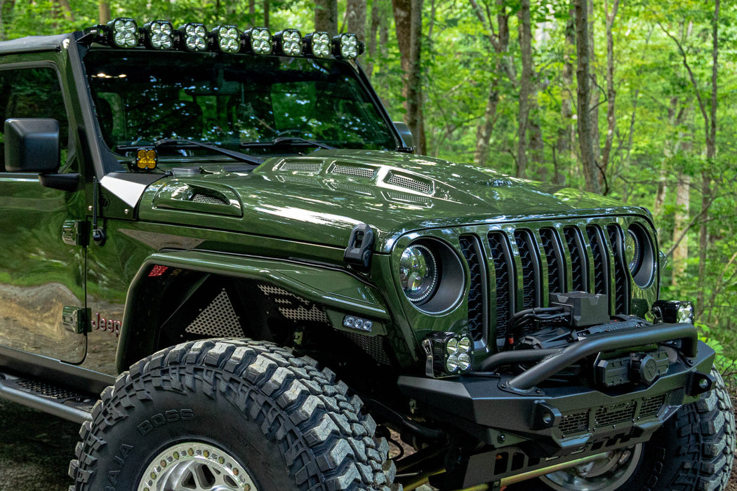 2018-2025 Jeep JL & 2020-2025 Jeep JT Heat Dispersion Hood