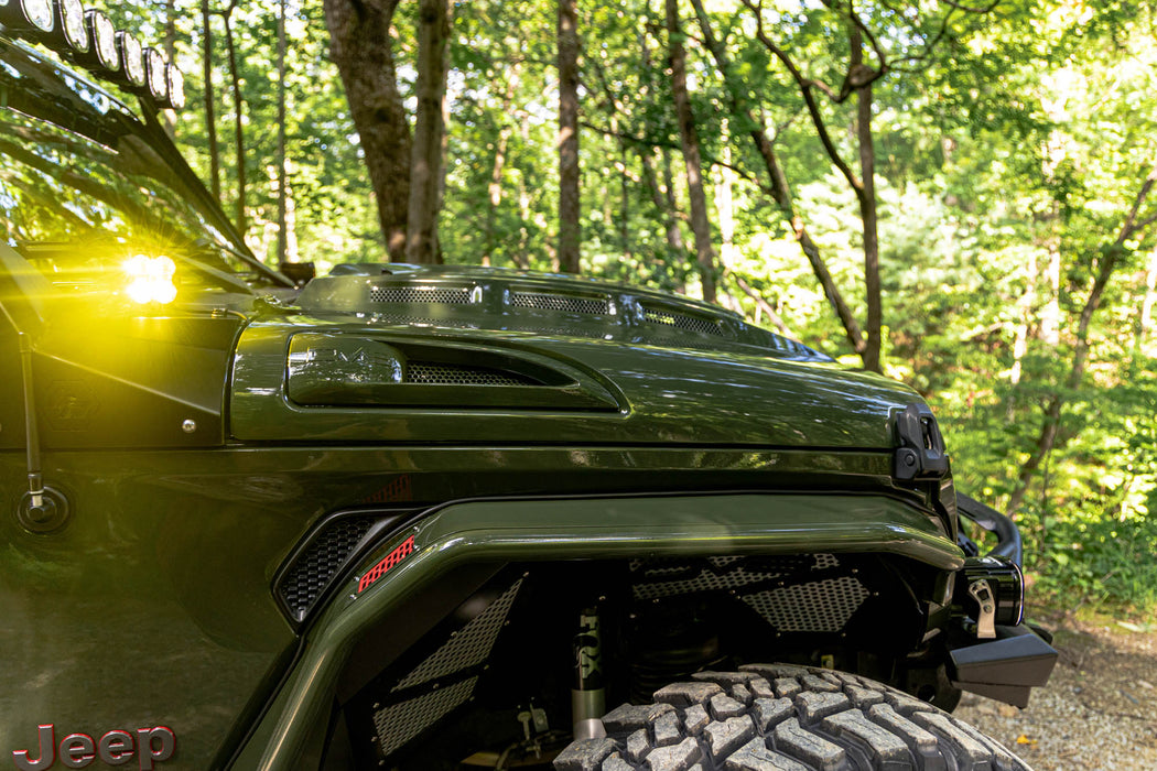 2018-2025 Jeep JL & 2020-2025 Jeep JT Heat Dispersion Hood