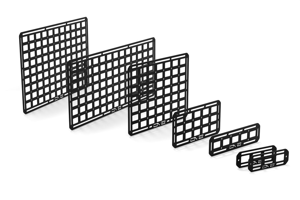 Full lineup of the DV8 Universal Molle Panels