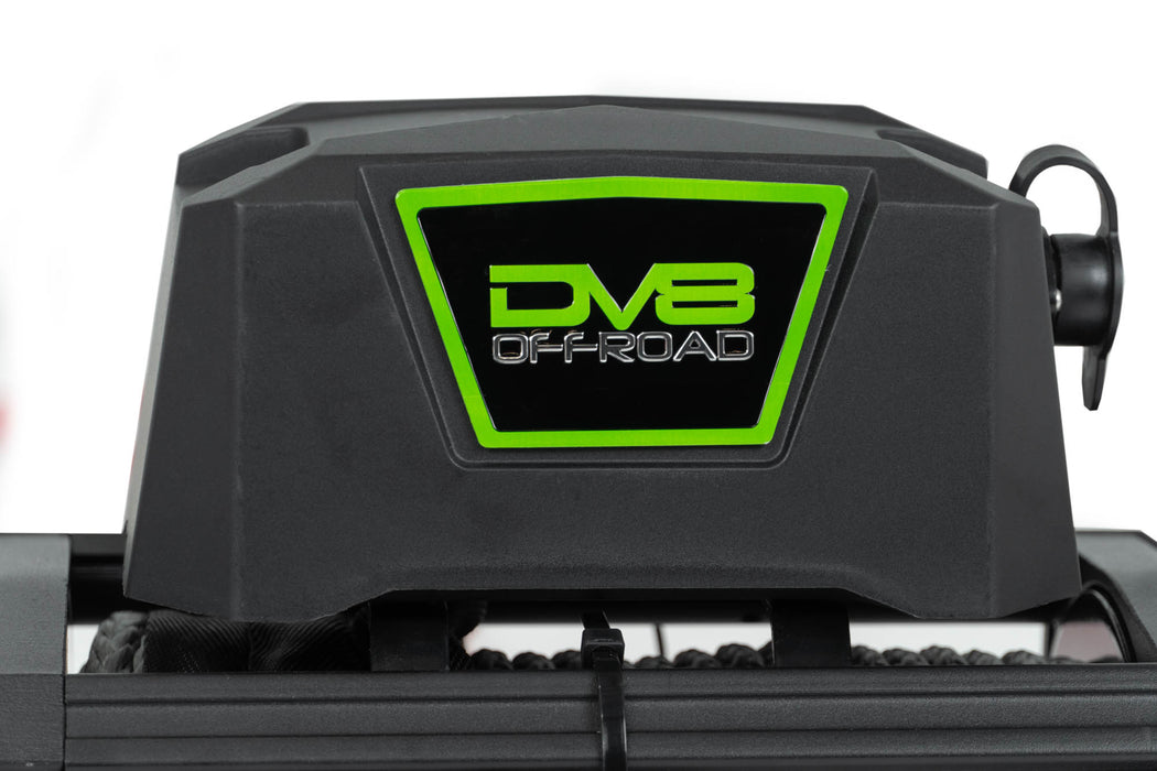 DV8 logo on the DV8 Xtract 12k Synthetic Rope Winch