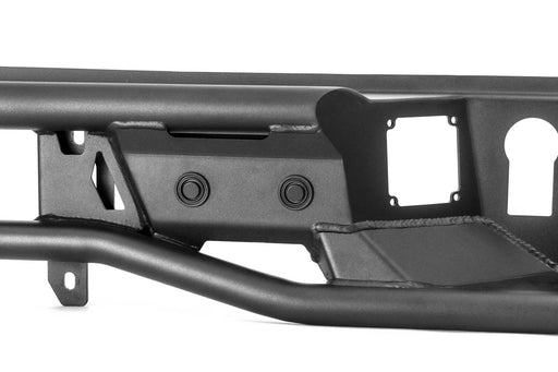 Motorcraft Parking Sensor Bezels installed to a DV8 Bumper.
