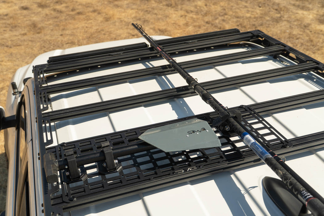 Car roof rack system with a Universal Molle Panel