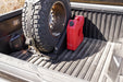 Tacoma truck bed with our universal tire carrier.