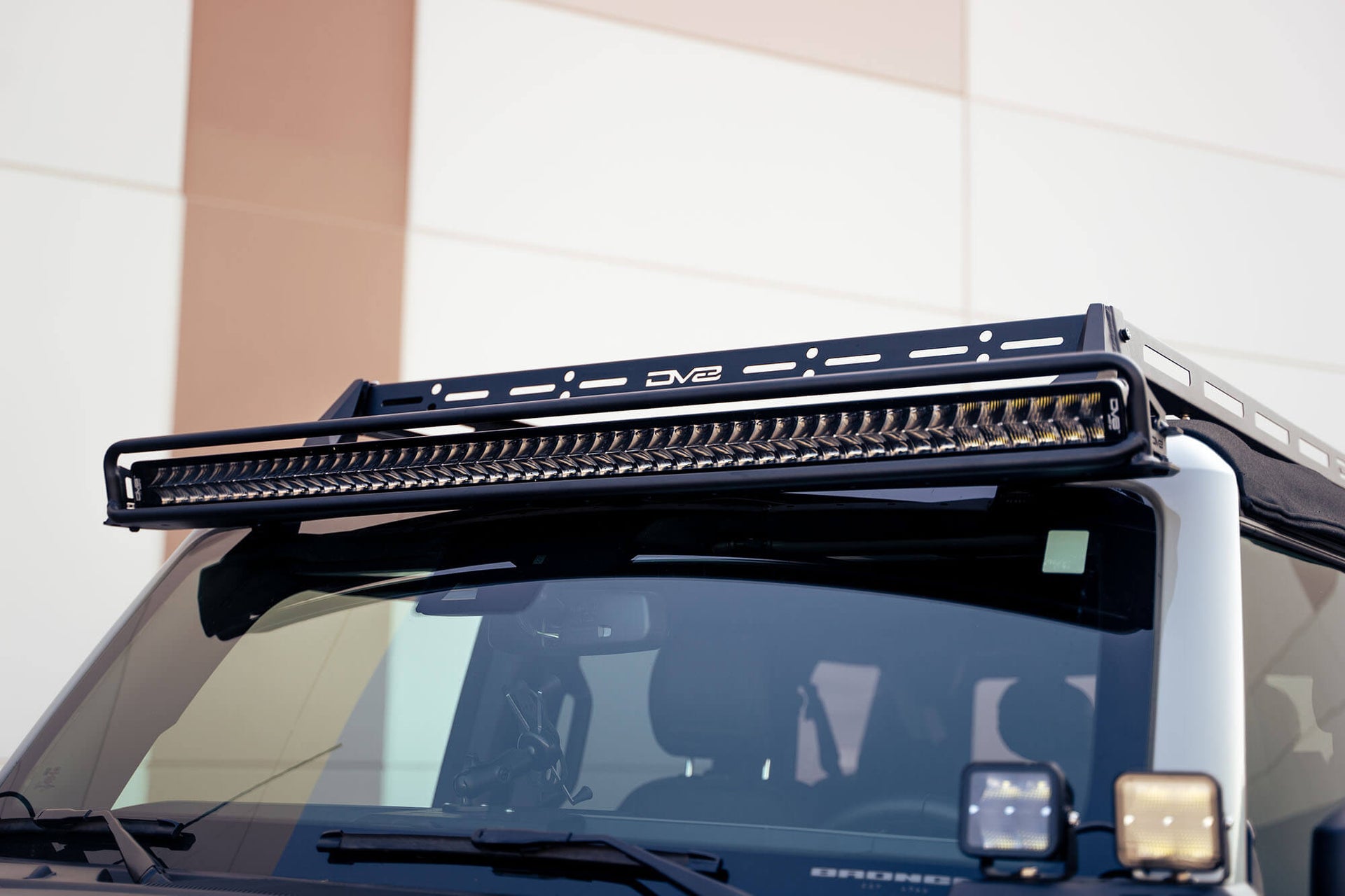 Bronco Roof Rack with Light Bar Mount