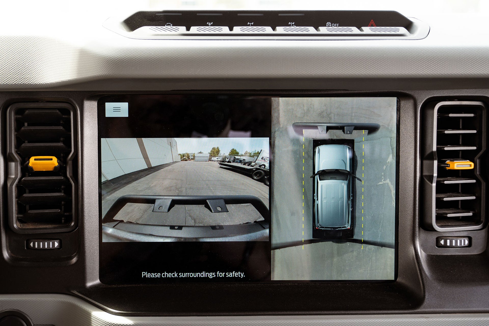 Bronco Front Camera View