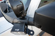 Bronco A-Pilar dual light mount with the DV8 7" halo light & 3" pod light