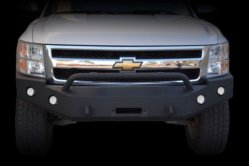 2007-13 Chevy Silverado 1500 Steel Front Bumper-DV8 Offroad