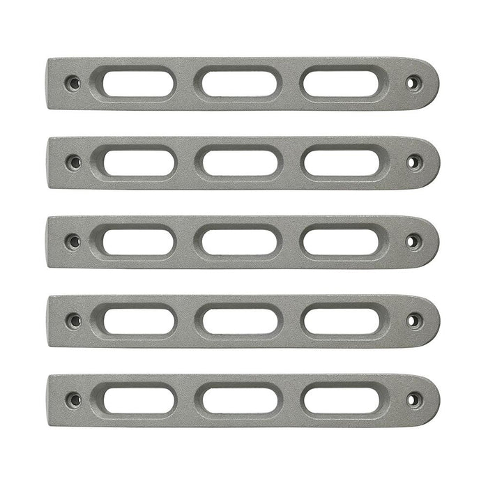 2007-18 Jeep JK 4 Door Handle Inserts | 5 pcs | Silver-DV8 Offroad