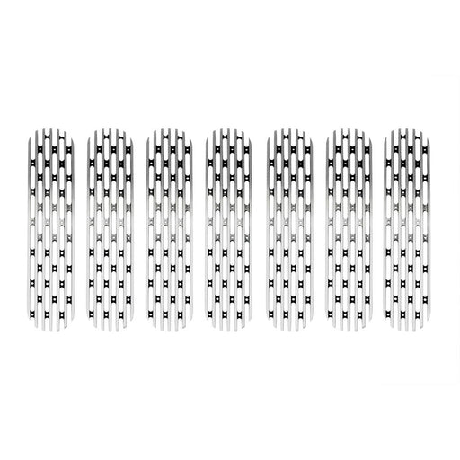 2007-18 Jeep JK 7 Piece Grille Inserts | Brushed-DV8 Offroad