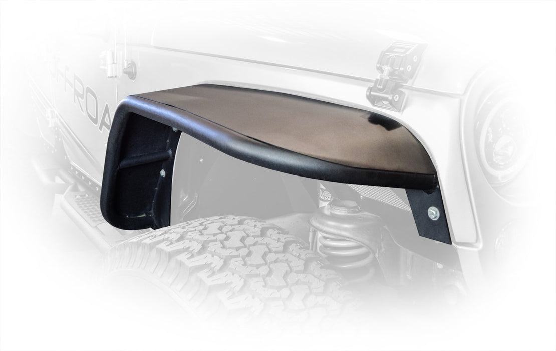 2007-18 Jeep JK Wide Fender Flares | Front & Rear-DV8 Offroad