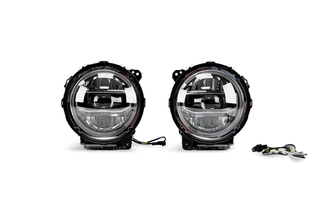 2018-2025 Jeep JL & 2020-2025 JT LED Headlights | Chrome